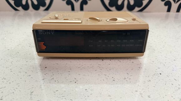 Sony Other - Vintage Sony Dream Machine ICF-C3W AM/FM Digital Alarm Clock Radio Beige Tested
